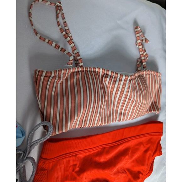 New Lot Of 5 Womens Bikini Tops Bottoms Zaful Wild Fable Roxy Trip Cruise Size S - Picture 4 of 11